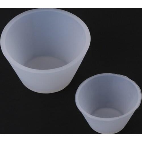 Silicone Mold Cup Dispenser DIY Epoxy Resin Jewelry Making Tool Handmade 2 Size