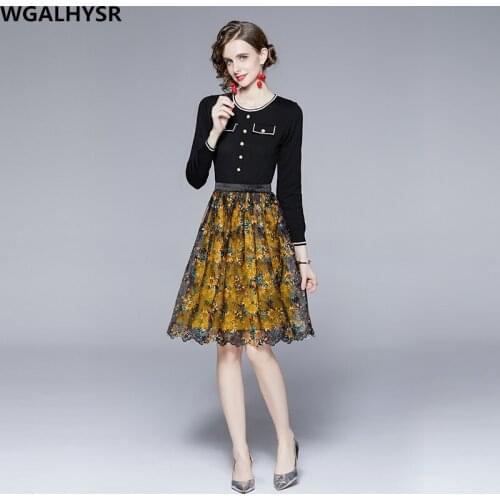 Модные трикотажные платья WGALHYSR China At AliExpress