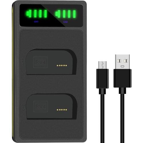 PowerTrust Battery Charger for Ring V4 Video Doorbell Battery Video Doorbell 2 Rechargeable Battery Spotlight Cam