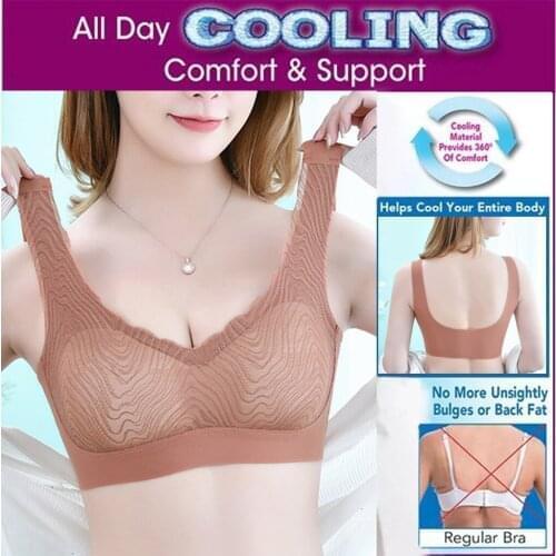 Bras For Women 2021 Newest Print Wirefree Lace Seamless Bra For Yoga Running Hot Female Foral Breathable Underwear Бюстгальтер