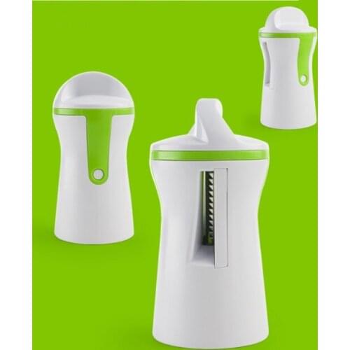 1PC Kitchen Tools 4-blade Stainless Steel Vegetable Spiral Slicer Grater Vegetable Spiralizer for Carrot Cucumber OK 0412