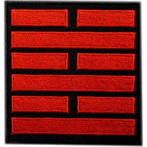 3.5" Embroidered LOGO Iron On Patch Emo Goth Punk Rockabilly