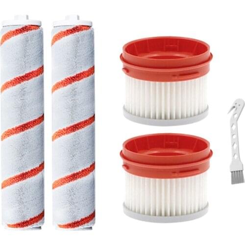 5 Pcs Replacement Kit For Xiaomi Dreame V9 V9 Pro V10 Handheld Cordless Vacuum Cleaner Parts HEPA Filter Roller Brush
