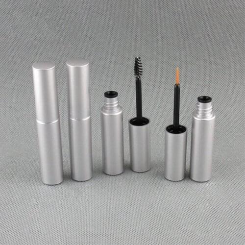 8ml Silver gold Empty Plastic Eye Black Tube Bottles liquid Eyeliner Bottles Retail Mascara Cream Packaging Containers F20171547