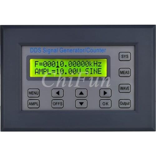 Free shipping 15MHZ DDS Function Signal Generator Frequency Counter Synchronized TTL/Impulse Signal Output Frequency Sweep Panel