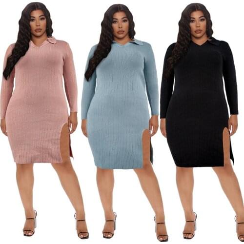 Bleamfly Fashionable Knitted Dresses