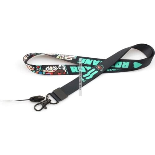 Custom Neck Straps Cosplay Badge ID Cards Holders cartoon Lanyard Key Lanyard Keychains Hero Popular Star Print Gift Lanyards