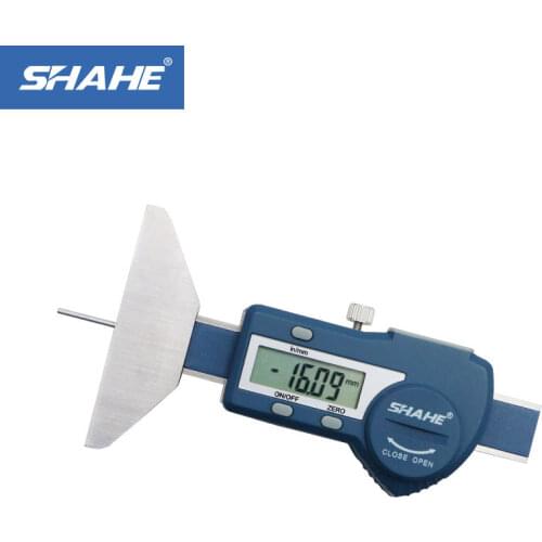 Shahe Digital Depth Gauge Caliper Tread Depth Gauge For Car Tire 0-25/0-50mm Measurer Tool Depth Caliper LCD Tyre tread gauge