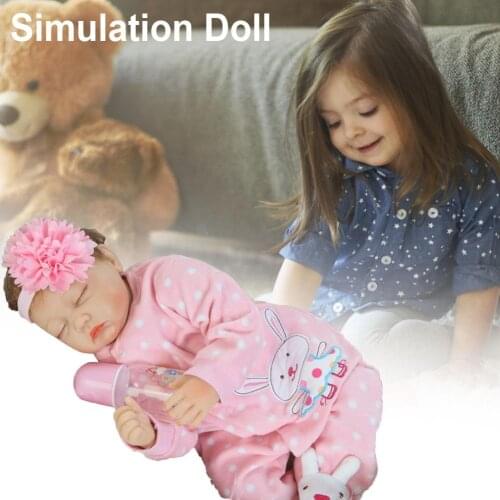 Simulation Soft Rubber Cute Cloth Body Doll Early Education Toy For Baby Development Creative Personality Gift