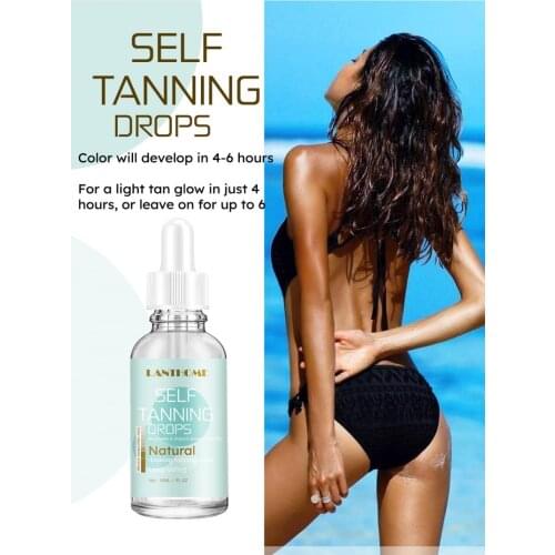 30ml Natural Tanning Oil Long Lasting No Trace Without UV Damage Body Self Tanners And Bronzers Sun Cream US TSLM1