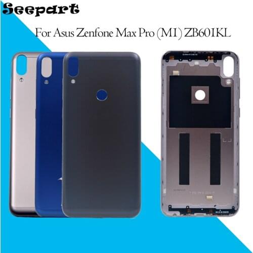 100% New Battery Door Back Cover Housing Case For Asus Zenfone Max Pro (M1) ZB602KL Battery Cover For ASUS ZB601KL Battery Cover