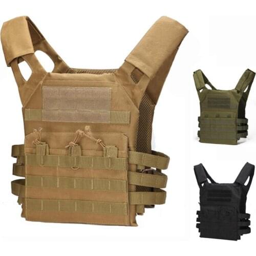 New Tactical Body Armor Molle Plate Carrier Vest Military Equipment Army Hunting Vest Outdoor Paintball CS War Game Airsoft Vest