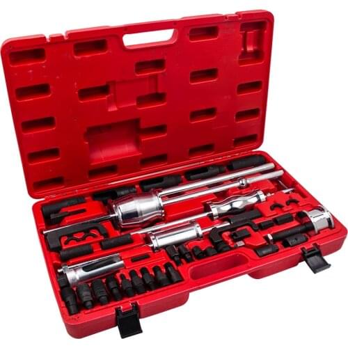 New Complete Kit Auto Truck Diesel Injector Extractor Slide Hammer Puller Tool Kits