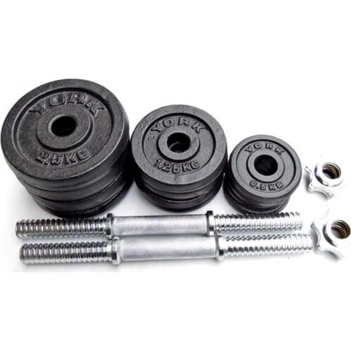 Fitness Equipment Paint Dumbbell 20kg Household Dumbbell Set Gift Box Slip-proof Gym and Exercise Equipment Workout