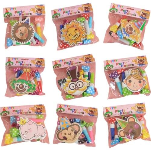 Party Blower Baby Children Birthday Party Supplies Cartoon Animal Blowouts Horns Whistles Noise Makers Interesting Toys