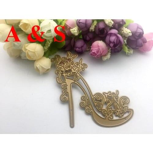 Q33 METAL CUTTING DIES High Heeled Shoes Scrapbook card invitation paper craft party decor embossing stencil cutter