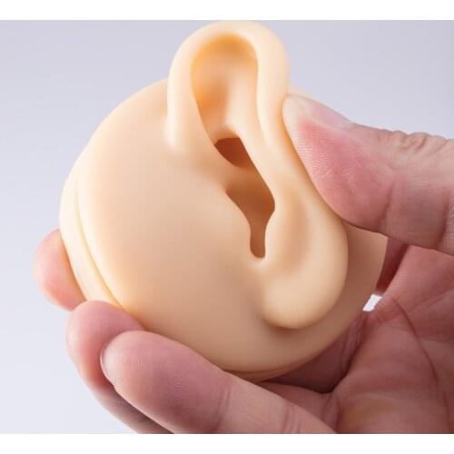 Silicone Simulation Human Navel Model Puncture and Perforation Practice Teaching Display Props Buckle Navel Substitute