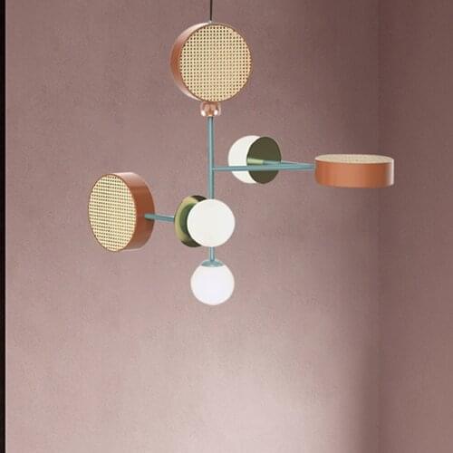 Nordic led glass ball chandelier luminaria pendente pendant lamp kitchen fixtures dining room light living room pendant light