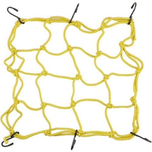 Light Weight Motorbike Rear Seat Storage Net Bag 30x30cm Elastic Cargo Net Bags Motorcycle Accessories A5KD