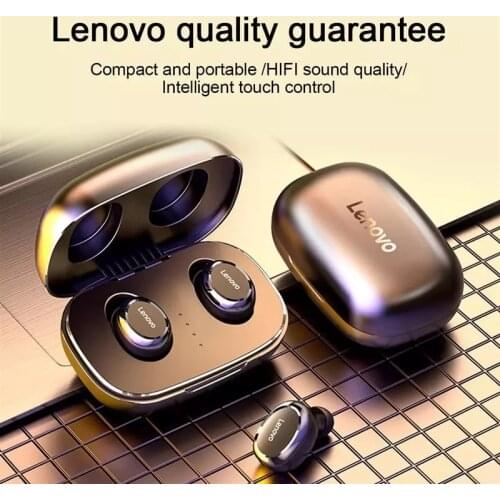 Original Lenovo H301 TWS Bluetooth 5.0 Wireless Earphones CVC Noise Reduction HiFi Bass Touch Control Stereo Wireless Headset