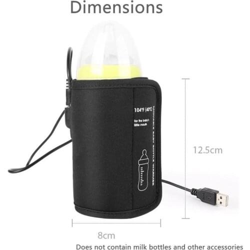 Usb Milk Warmer Multifunctional Heater Portable Car Thermostatic Travel Stroller Insulated Bag Baby Nursing Milk Bottle