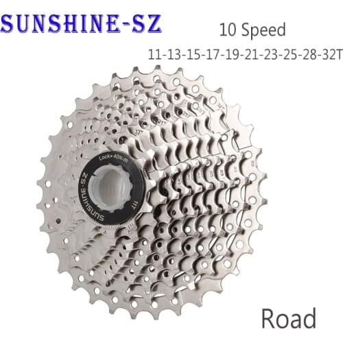 10V Cassette Road Bike Freewheel 10S 11-32T Bicycle Flywheel Steel 10 speed freewheel compatible for SHIMANO 5700 4700 4600