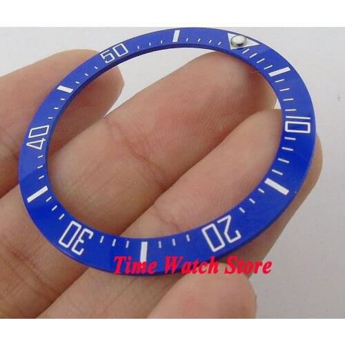 39.9mm high quality blue ceramic bezel white marks for SEA mens watches Be20