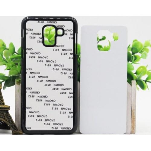 Wtsfwf DIY 2D Sublimation hard PC Blank Case for Samsung J6 2018 with Aluminum Inserts 10pcs/lot