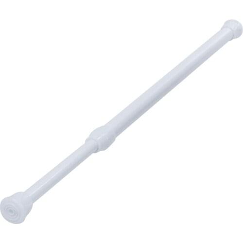 3 Pack Adjustable Extendable Small Tension Rod 11.8 inch to 19.7 inch, White