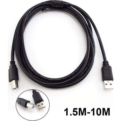 5M USB 2.0 Print Cable Type A to B Male to Male Printer extension wire For Printer extend line K5