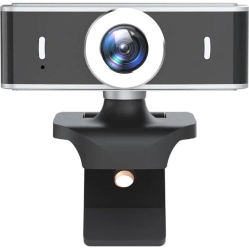 A10 Mini HD 1080P Computer Rotatable Web Camera With Digital Microphone Universal Solid Base Manual Focus Driver-free Webcam
