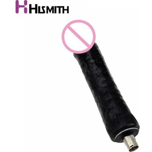 HISMITH Automatic Sex Machine Attachment Big Black Dildo Silicone Dildo 26cm Length 4.5cm Width Sex Toys for Women Adult Product