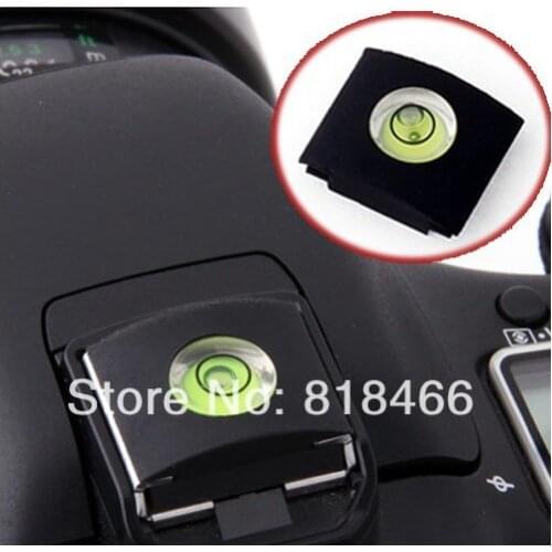 FREE SHIPPIPNG DSLR 2PCS/LOT Camera Bubble Spirit Level + Hot Shoe Protector Cover for Nikon Canon Fuji