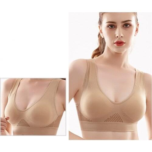 Top selling Bras Plus Size 5XL Seamless Bra Sexy Wire Free Top Lingerie Breathable BH Women deep v-neck backless body sexy bra