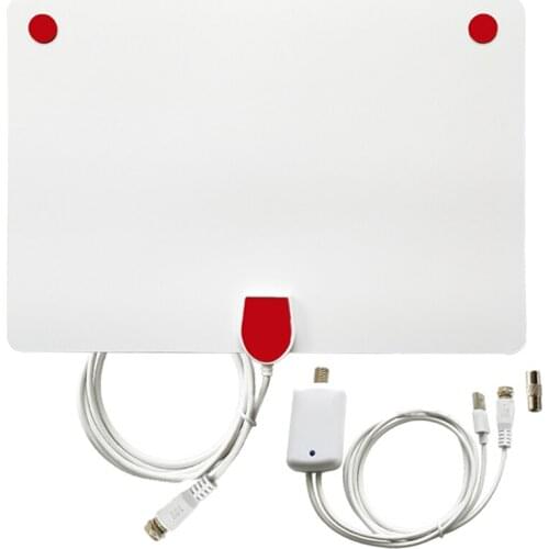 TV Antenna Indoor Digital Hd Tv Antenna Supports 4K 1080P Hd with Signal Amplifier Supports All Tvs