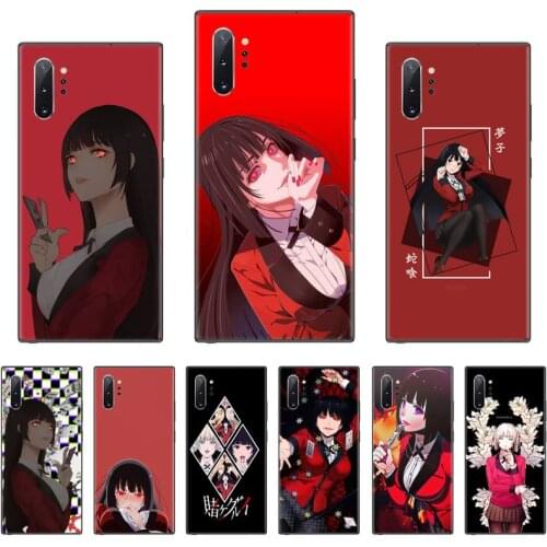 Crazy Excitement Manga Kakegurui Phone Case For Samsung Galaxy S8 S9 S10 Plus S10E Note 3 4 5 6 7 8 9 10 Pro Lite cover