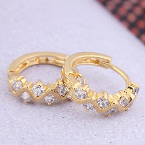 Women's Gold Earrings FORSEVEN China