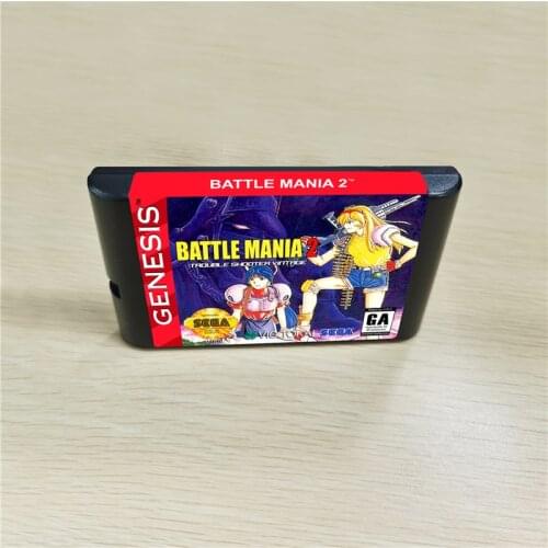 Battle Mania 2 USA Cover - 16 bit MD Games Cartridge For MegaDrive Genesis console