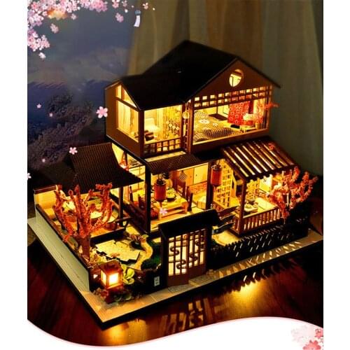 Demon Slayer DIY Blade Japanese Style House SIZE:29*22*22CMH