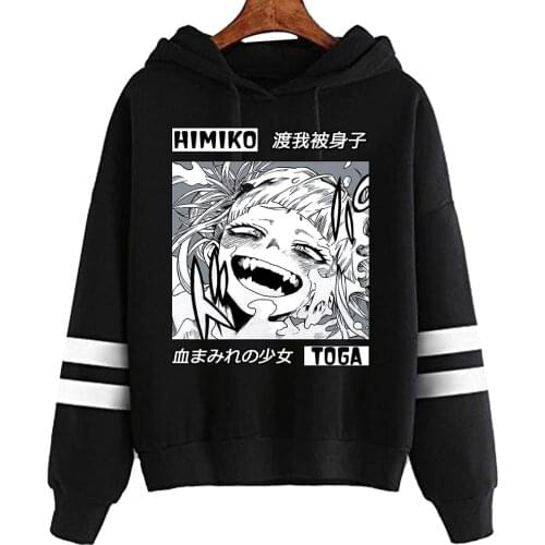 Anime My Hero Academia Cosplay Clothes Costumes Men Hoodies Sweatshirts Hamiko Toga Clothing Tops
