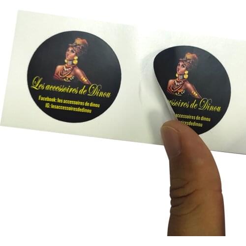 Matte Label Custom Adhesive Sealing Labels Custom Adhesive Stationery Sticker