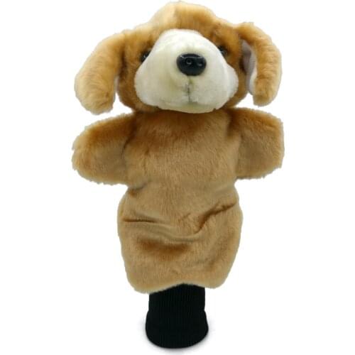 Plush Dog Golf Fairway Woods Cover Hybrid Golf Headcover Animal Sporting Goods Mascot Novelty Cute Gift