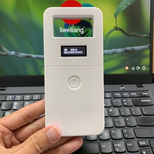 Microchip Reader RFID, FDX-B Animal Pet Id Reader Chip Transponder USB RFID Handheld Microchip Scanner for Dog Cats Horse