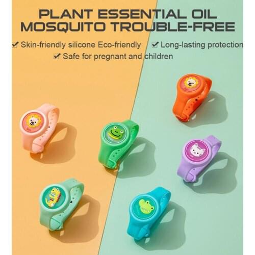 Silicone Kids Mosquito Repellent Watch Mosquito Repellent Bracelet Luminous Kids Outdoor Device Mosquito Bracelet
