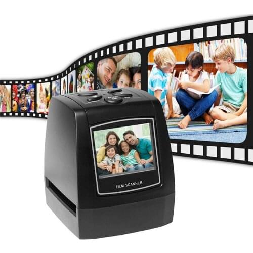 35mm 135mm Negative Film Scanner ProtableSlide Film Converter Photo Digital Image Viewer 2.4" LCD Build-in Editing Software