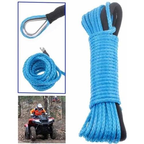 New Strong Emergency Winch Rope Line Cable Synthetic Towing Cross-border 1/4x50 Polyethylene Pull Car Wash Maintenance String