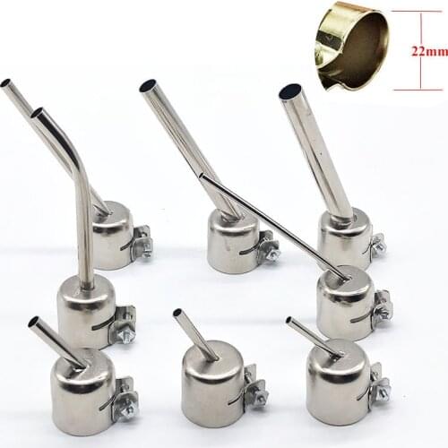 Lengthen Oblique Angle 45 Degrees SMD BGA nozzle 3mm 5mm 10mm For YIHUA AOYUE 850 852 852D 853 Hot Air Gun Desoldering Station