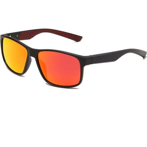 Unisex Vintage Polaroid Sun Glasses Fashion Men Women Square Polarized Sunglasses UV400 Mirror Goggle Plastic titanium frame TR