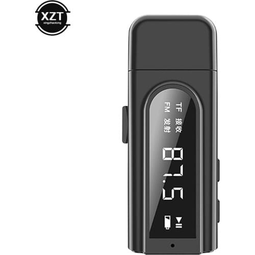 USB Bluetooth 5.0 Transmitter Receiver LED Display MP3 Player Aux Car FM TV PC TF Audio Stereo Adapter Home Speaker