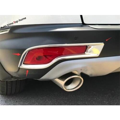 Yimaautotrims Exterior Refit Kit Fit For Honda CR-V CRV 2017 2018 2019 2020 Chrome Rear Fog Lights Lamp Decoration Cover Trim